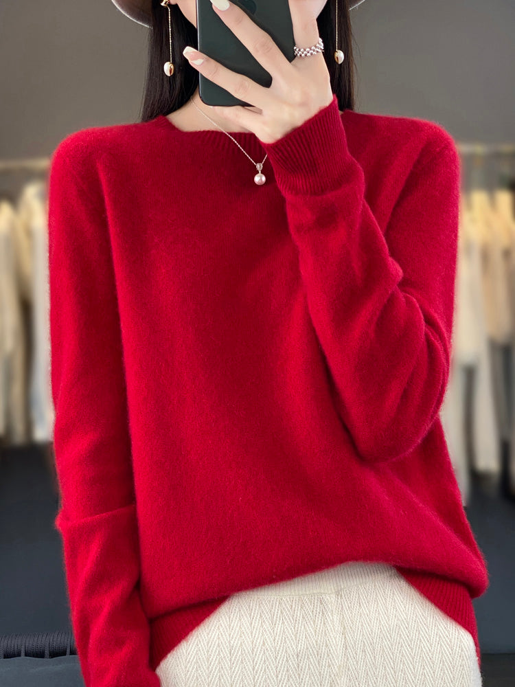 Anette | Bequemer Baumwollpullover - Ansicht 8