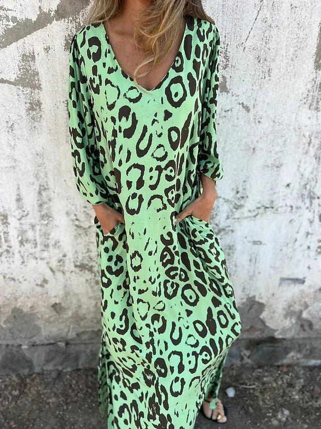 Jana - Maxikleid Leopard - Ansicht 3