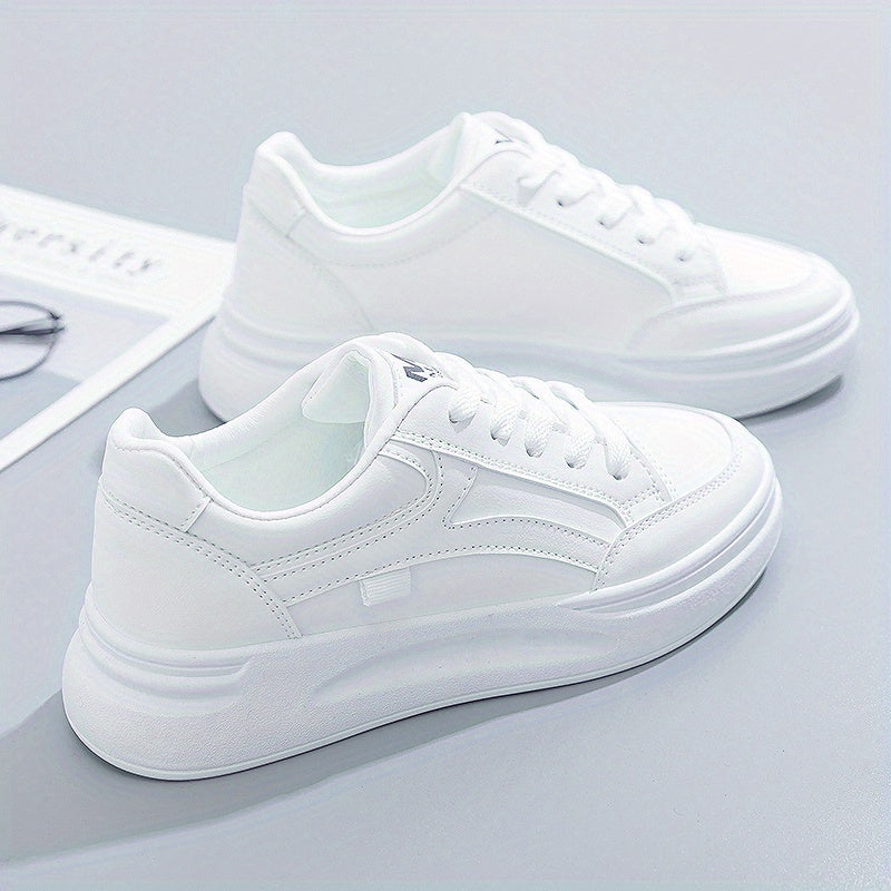 Schicke weiße Sneakers mit leichtem Komfort - Ansicht 5