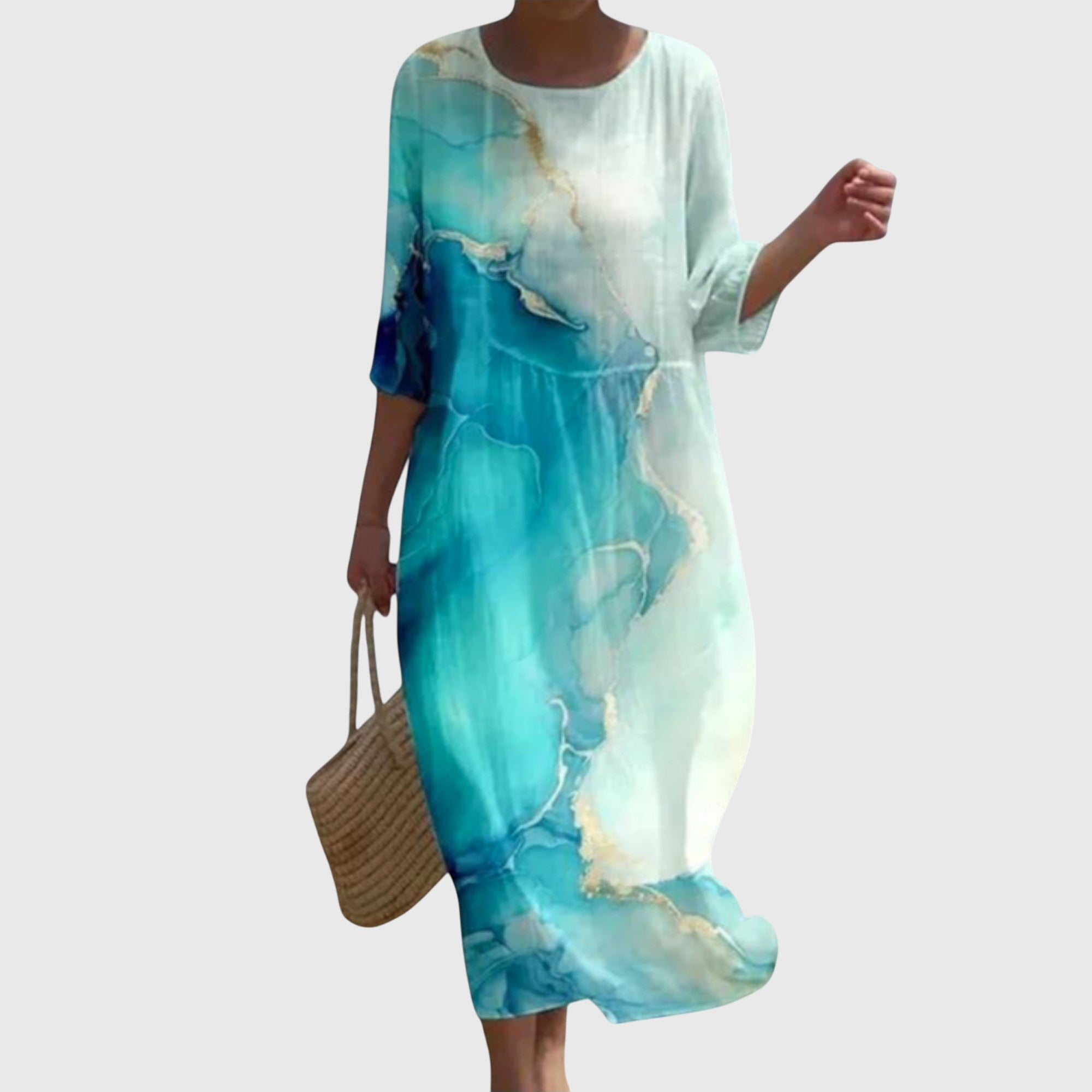 Simone | Elegantes Maxi-Blumenkleid - Ansicht 8