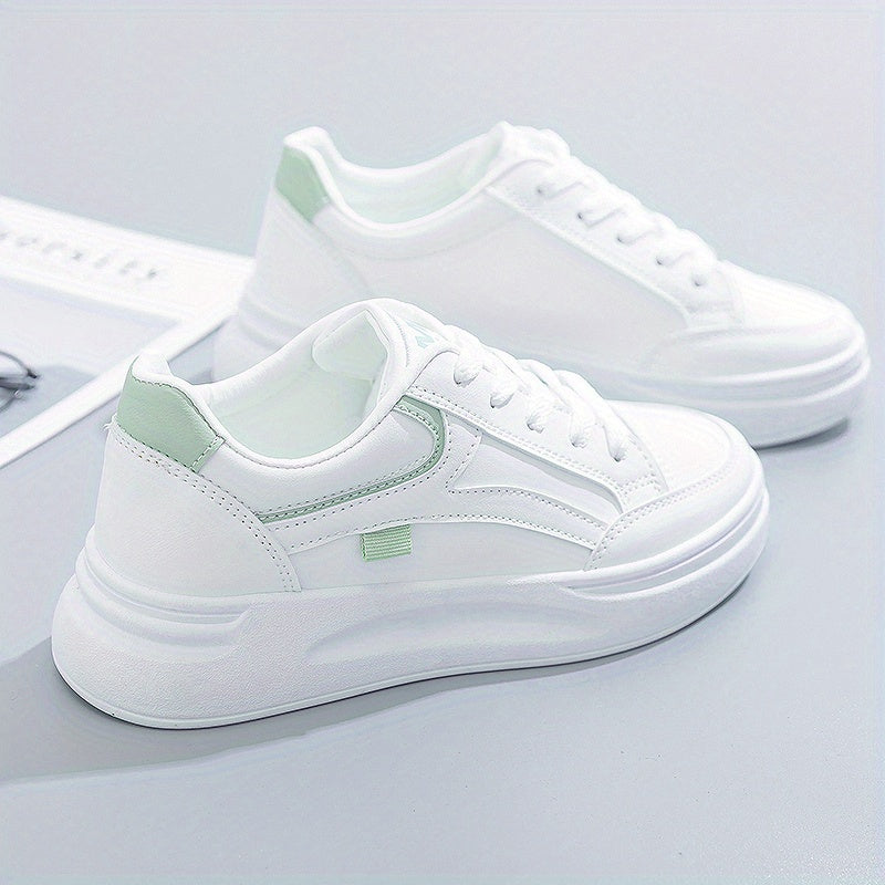 Schicke weiße Sneakers mit leichtem Komfort - Ansicht 3