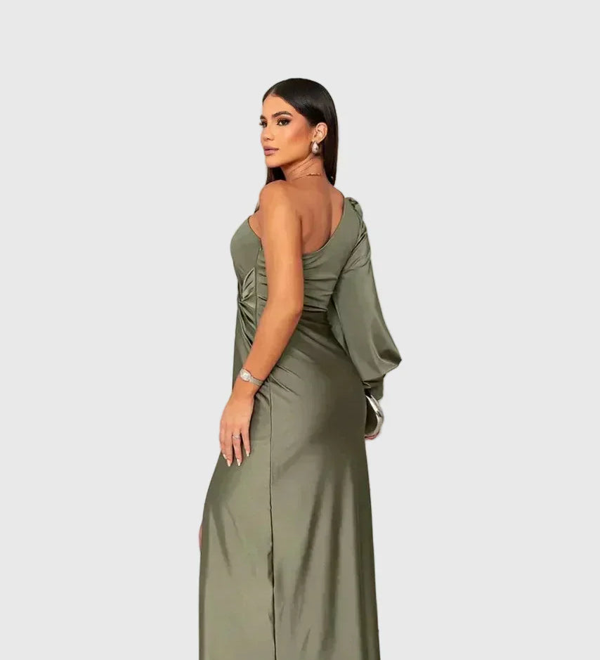 Manuela | Elegantes und Fließendes Maxikleid für den Abend - Ansicht 2