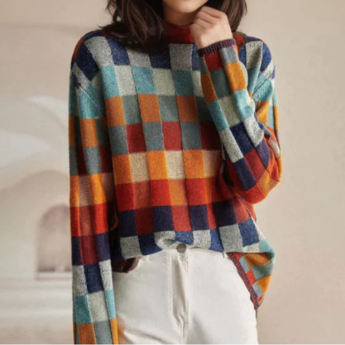 Iris | Retro Pulli Komfortabel - Ansicht 2