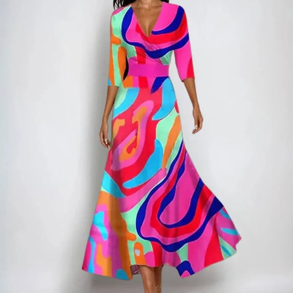 Emily | Elegantes Blumenkleid - Ansicht 4