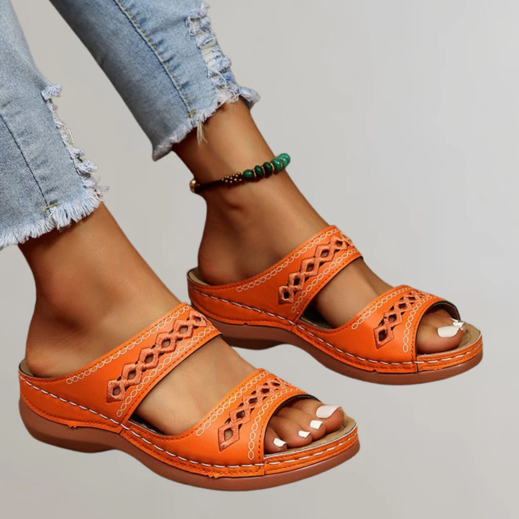 Estelle - Elegante Orthopädische Sandalen - Ansicht 3