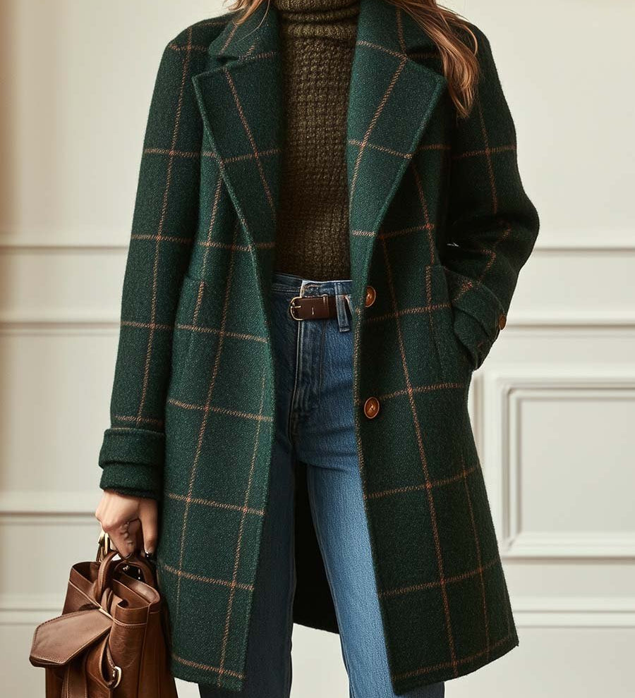 Fiona | Klassischer Mantel von Stefanie Berlin