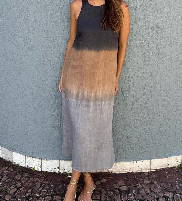 Heike - Lässiges Kleid mit Farbverlauf - Ansicht 2