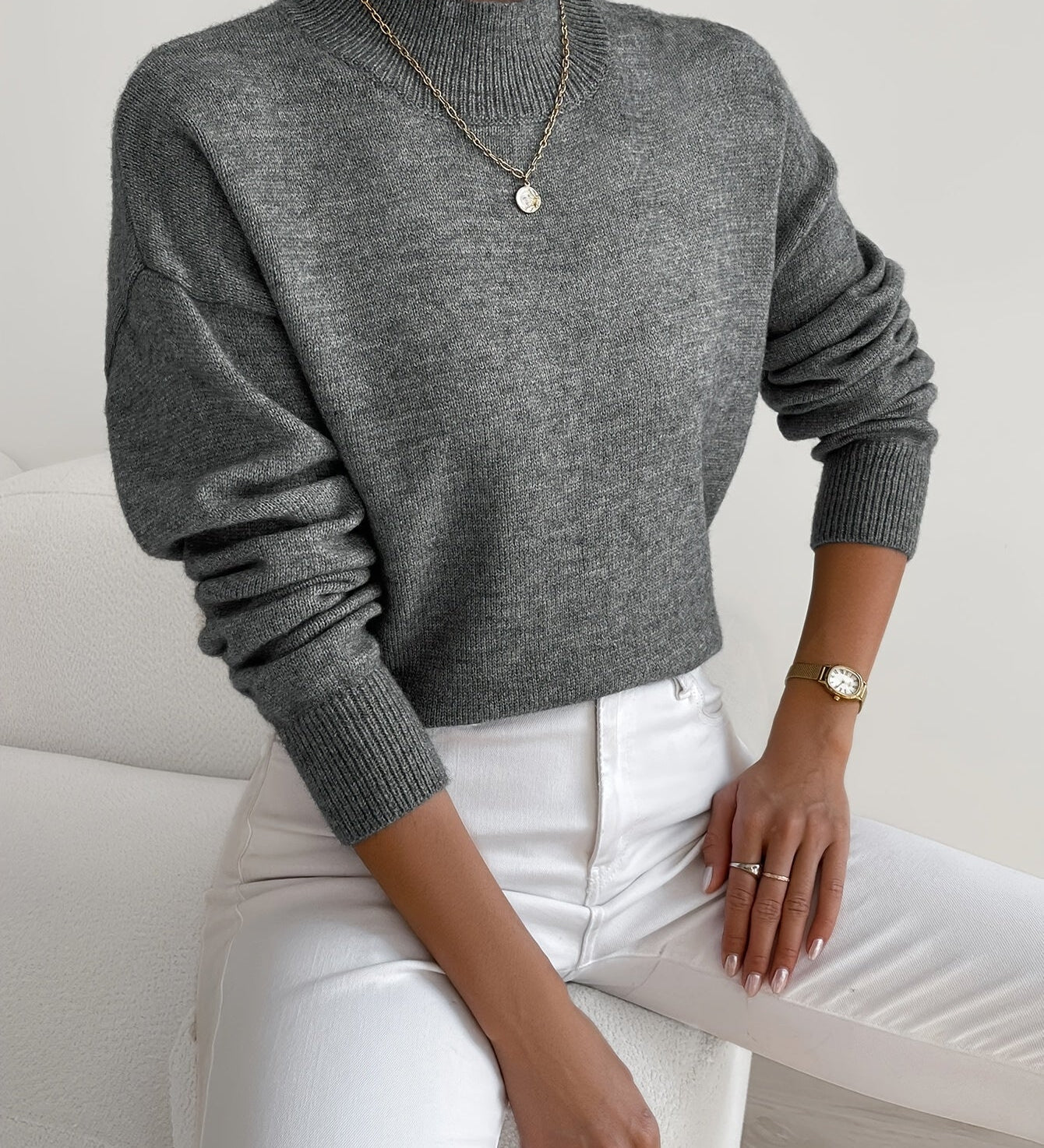 Jennifer | Eleganter und warmer Pullover - Ansicht 9