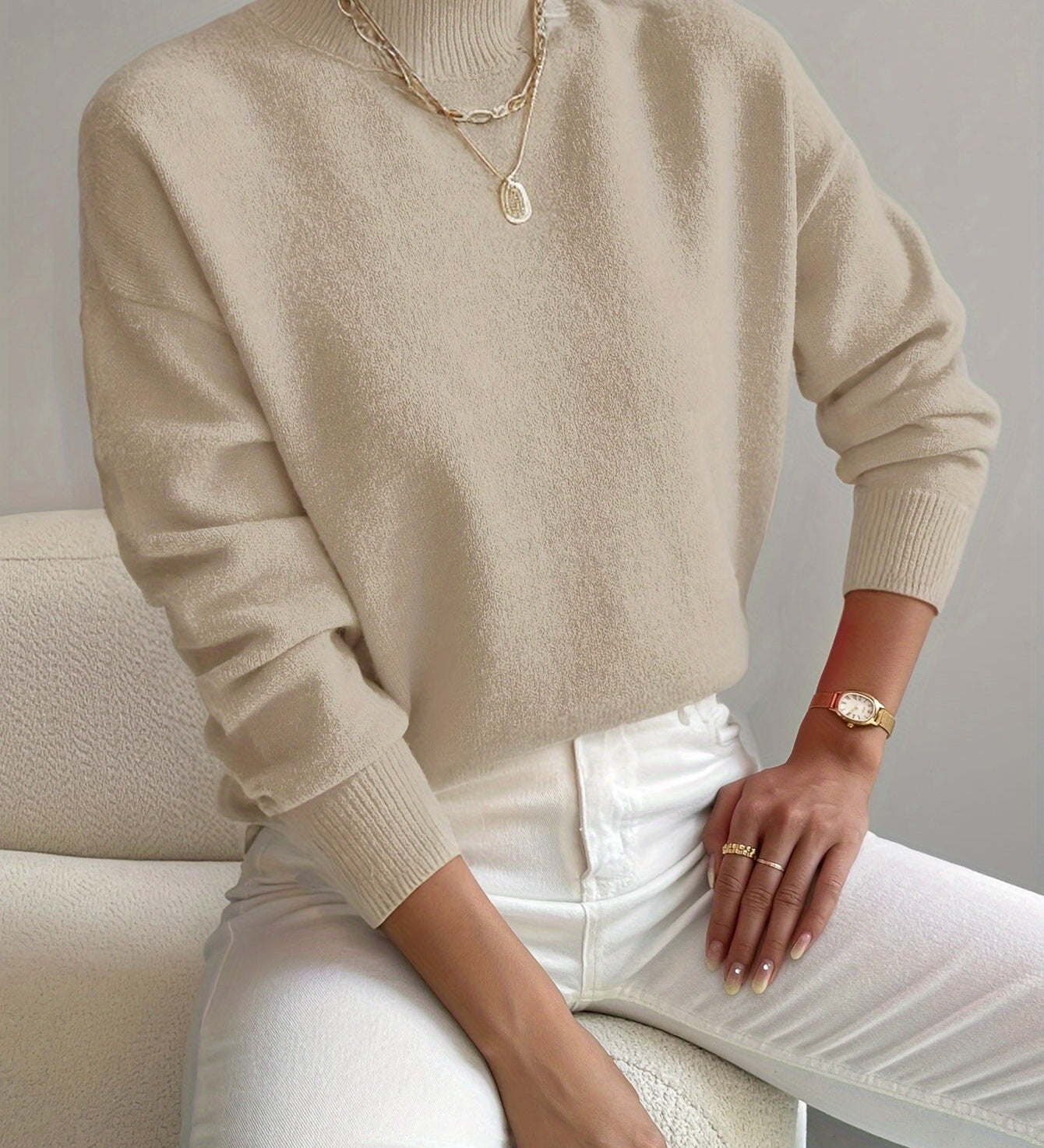 Jennifer | Eleganter und warmer Pullover - Ansicht 4