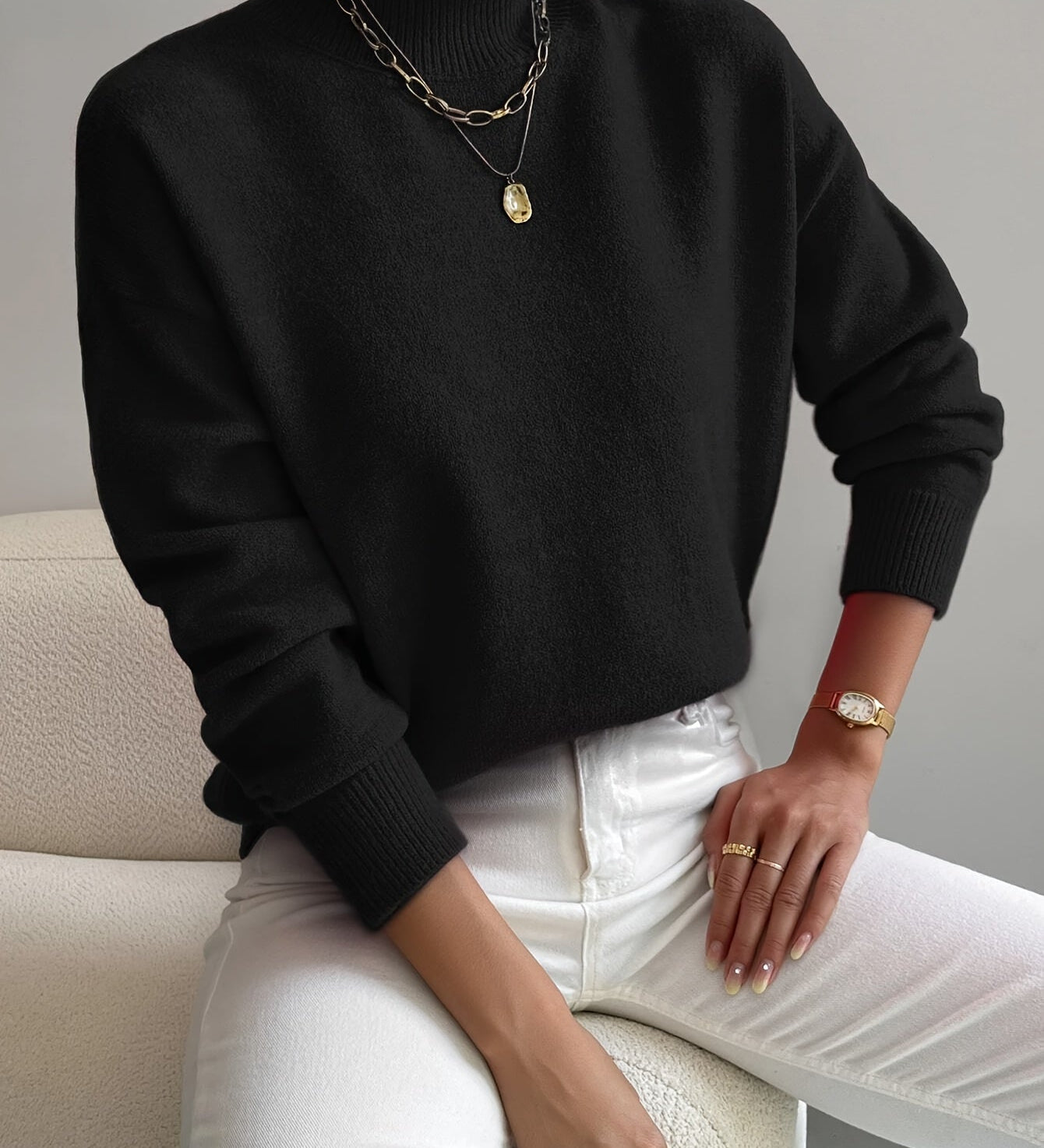 Jennifer | Eleganter und warmer Pullover - Ansicht 5