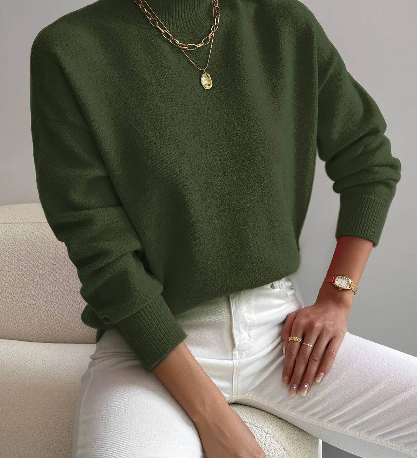 Jennifer | Eleganter und warmer Pullover - Ansicht 8