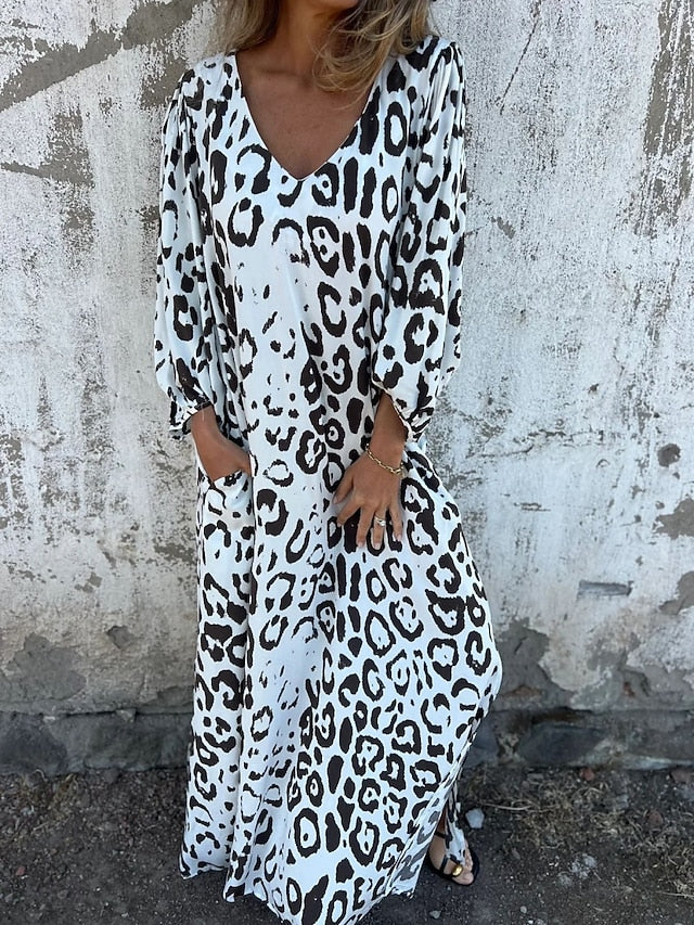 Jana - Maxikleid Leopard - Ansicht 4