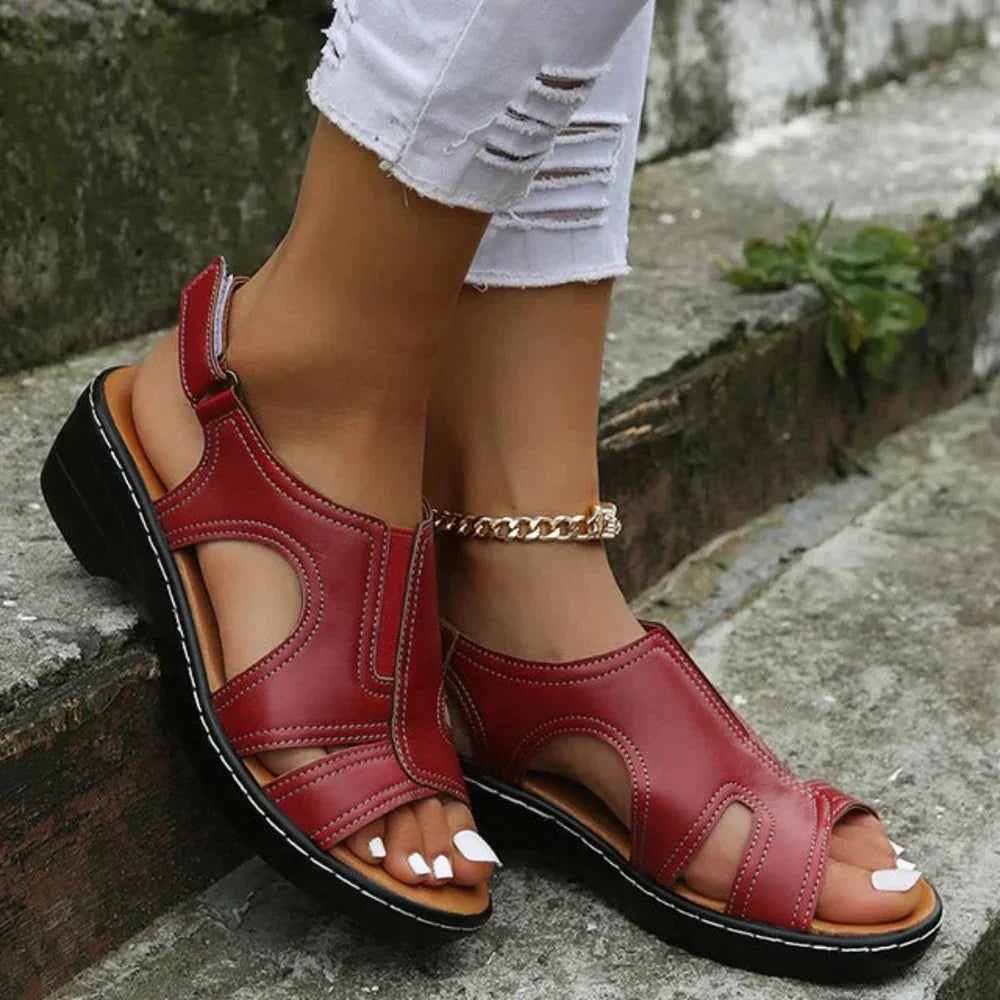 Maria - Orthopädische Sandalen mit Absatz - Ansicht 3