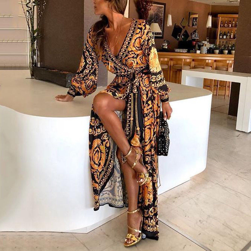 Franziska - Boho Bedrucktes Kleid von Stefanie Berlin